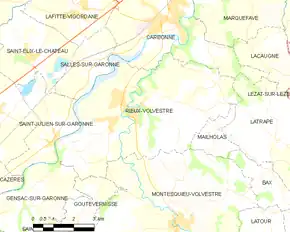 Poziția localității Rieux-Volvestre