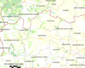 Poziția localității Montréal