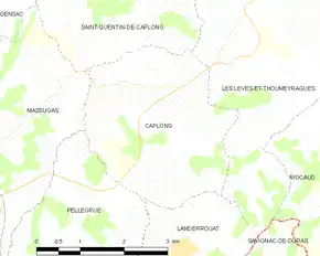 Poziția localității Caplong