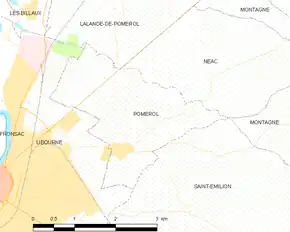 Poziția localității Pomerol