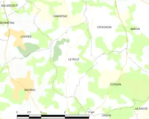 Poziția localității Le Pout