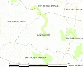 Poziția localității Sainte-Colombe