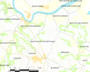 Poziția localității Saint-Vincent-de-Pertignas