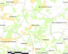 Poziția localității Sallebœuf