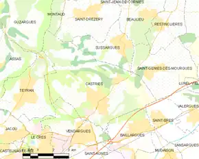 Poziția localității Castries