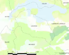 Poziția localității Liausson