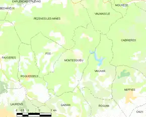 Poziția localității Montesquieu