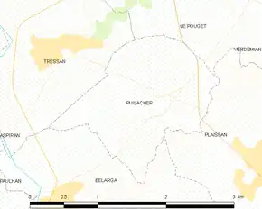 Poziția localității Puilacher