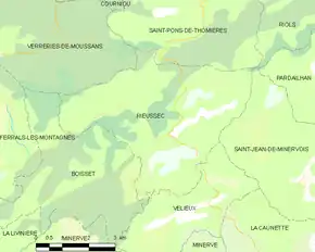 Poziția localității Rieussec