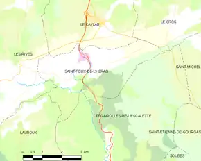 Poziția localității Saint-Félix-de-l'Héras