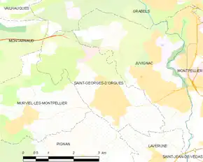 Poziția localității Saint-Georges-d'Orques