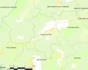 Poziția localității Viols-le-Fort