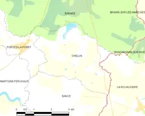 Poziția localității Chelun