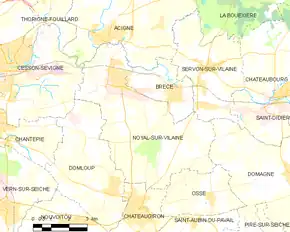 Poziția localității Noyal-sur-Vilaine