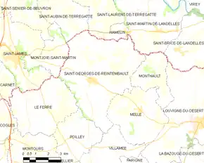 Poziția localității Saint-Georges-de-Reintembault