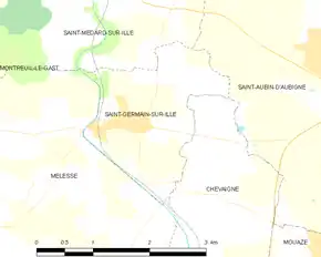 Poziția localității Saint-Germain-sur-Ille