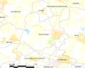 Poziția localității Saint-Gilles