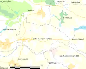Poziția localității Saint-Jean-sur-Vilaine
