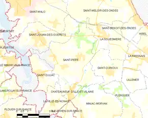 Poziția localității Saint-Père