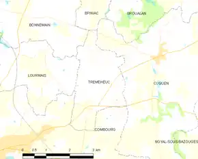 Poziția localității Trémeheuc