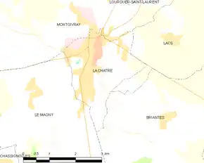 Poziția localității La Châtre