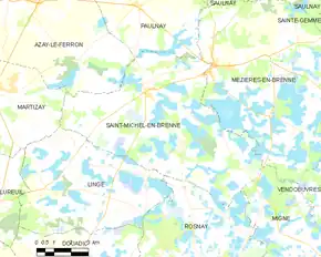 Poziția localității Saint-Michel-en-Brenne