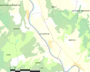 Poziția localității La Guerche