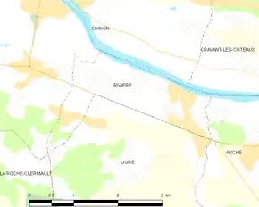 Poziția localității Rivière