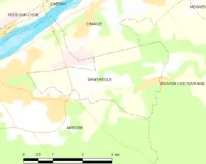Poziția localității Saint-Règle