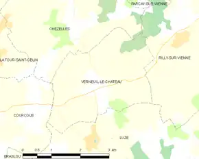 Poziția localității Verneuil-le-Château