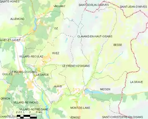 Poziția localității Le Freney-d'Oisans