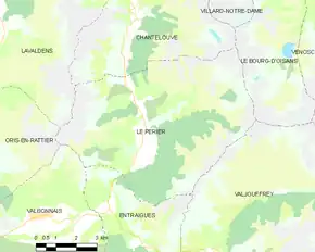 Poziția localității Le Périer