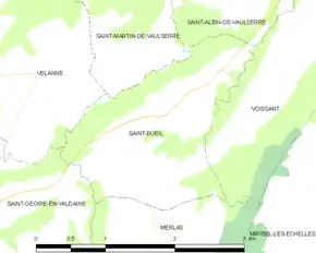 Poziția localității Saint-Bueil