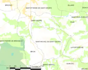 Poziția localității Saint-Geoirs