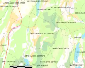 Poziția localității Saint-Georges-de-Commiers