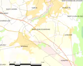 Poziția localității Saint-Jean-de-Moirans