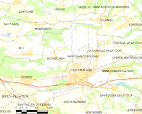 Poziția localității Saint-Jean-de-Soudain