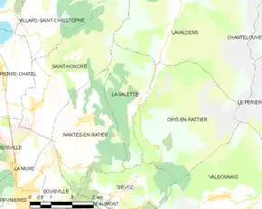 Poziția localității La Valette