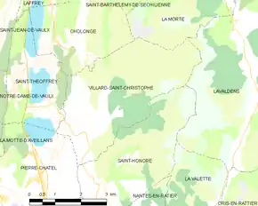 Poziția localității Villard-Saint-Christophe