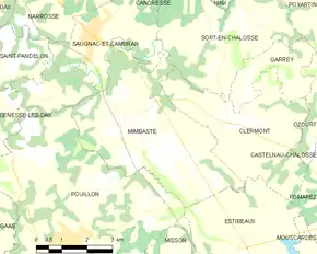 Poziția localității Mimbaste