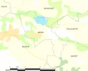 Poziția localității Nerbis