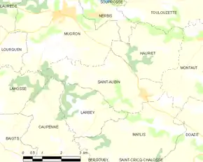 Poziția localității Saint-Aubin