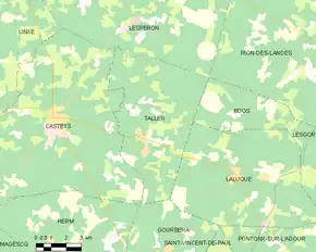 Poziția localității Taller