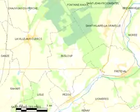 Poziția localității Busloup