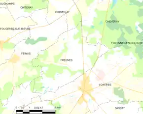 Poziția localității Fresnes