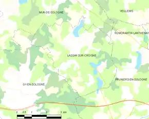 Poziția localității Lassay-sur-Croisne