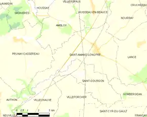 Poziția localității Saint-Amand-Longpré