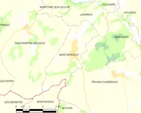 Poziția localității Saint-Arnoult
