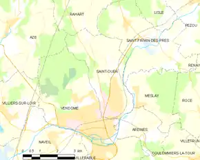 Poziția localității Saint-Ouen