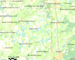 Poziția localității Saint-Viâtre